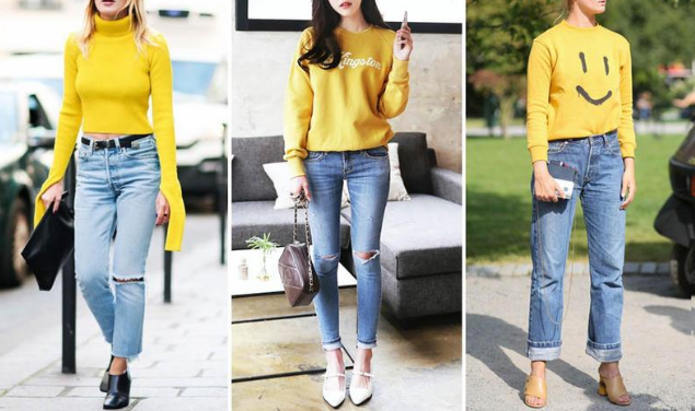 黄色系服装单品怎么搭配好看 冬天黄色系单品时尚搭配指南