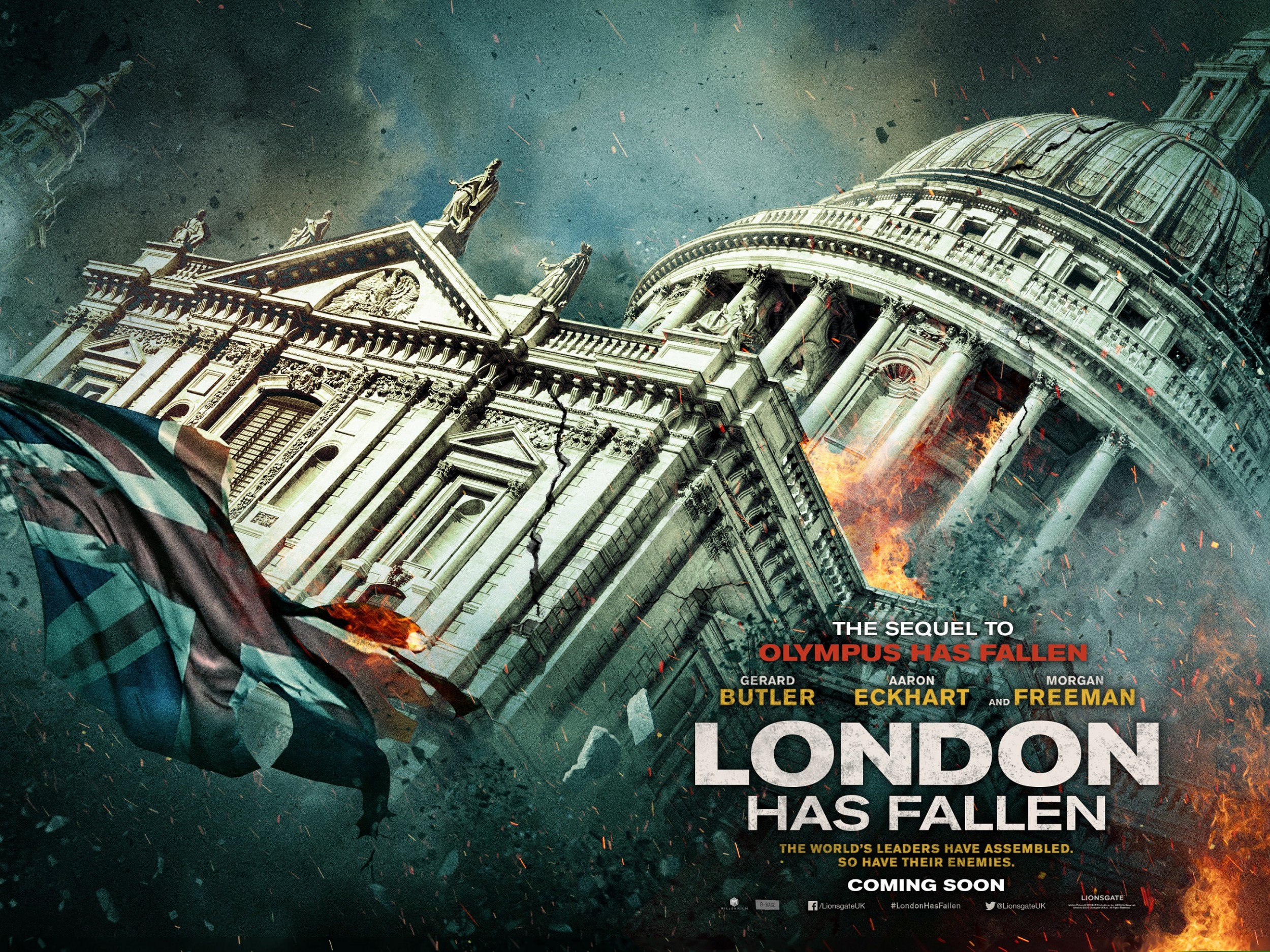 伦敦陷落（英语版） 高清海报