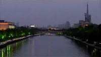 92cg.cn-杨州大运河(从黑夜到清晨、快速)高清实拍视频素材