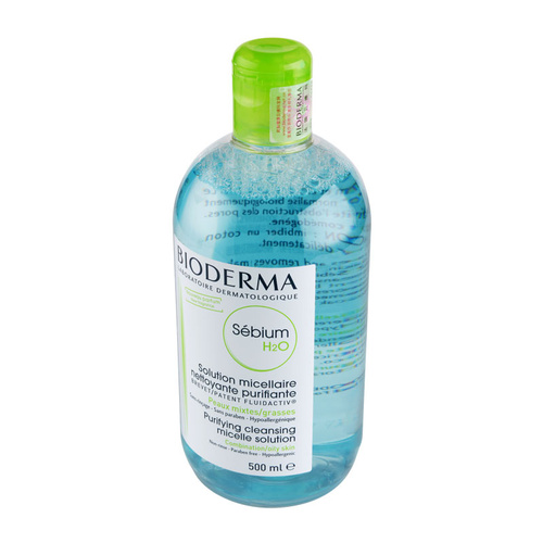Bioderma/贝德玛 舒妍洁肤液 500ml 粉水+净妍洁肤液500ml 蓝水