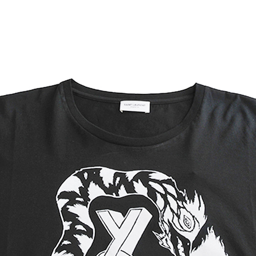 Yves saint Laurent/圣罗兰 男士T恤 黑色 L