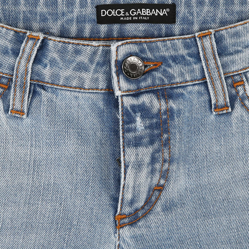 Dolce&Gabbana/杜嘉班纳女士裤子-女士牛仔蓝时尚牛仔裤