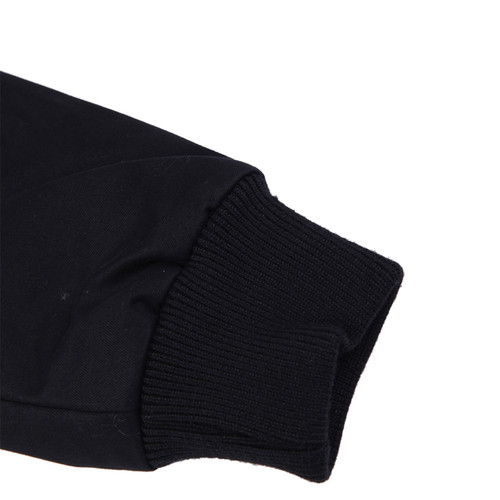 MARKUS LUPFER/马库斯·卢普伐黑色纯棉珠片装饰夹棉男士外套,MJKT110B,XL