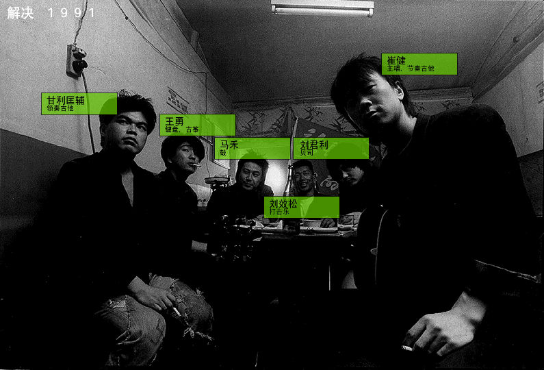 崔健 《解决》专辑乐队（1991）