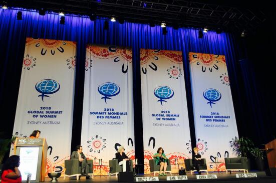 环球不老女神大赛创办人韩智炫亮相悉尼全球妇女峰会 
