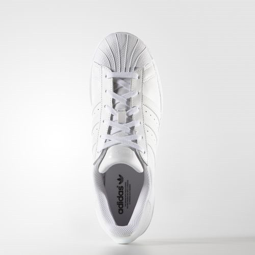 adidas(阿迪达斯) *Original Superstar系列白色皮质女士运动鞋 美码8#