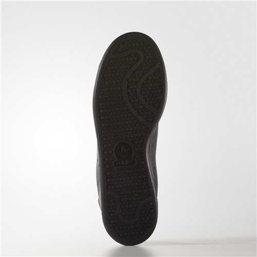 adidas 黑色 STAN SMITH 皮革透气运动鞋 M20327