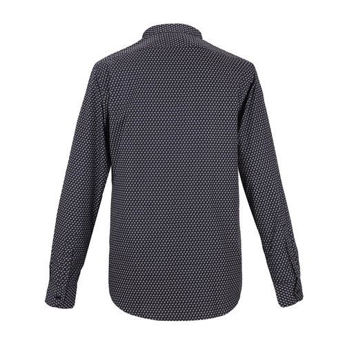 Yves saint Laurent/圣罗兰 方领纯棉格纹长袖衬衫 323920 男士衬衫