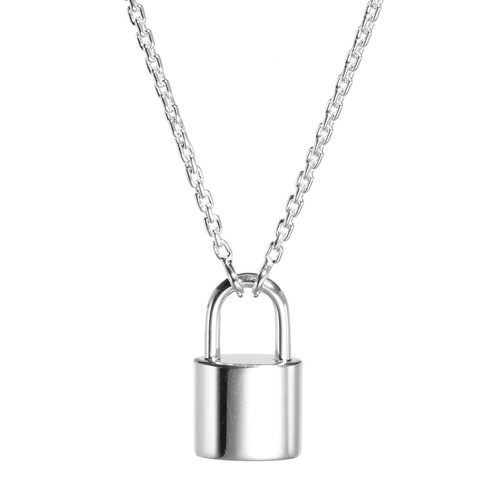 Louis Vuitton(路易威登) Lockit 银质项链